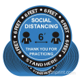 Customized Social Distancing Sticker Keep Distance Label